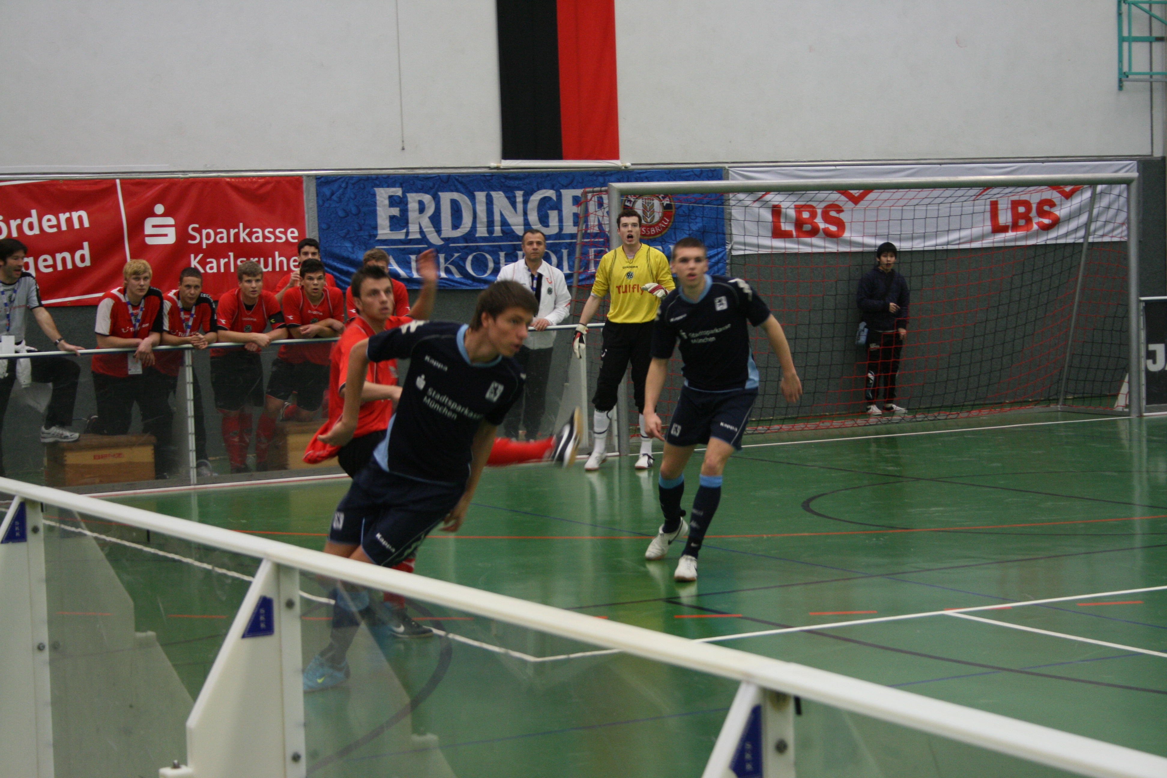 Hallenkick in Linkenheim