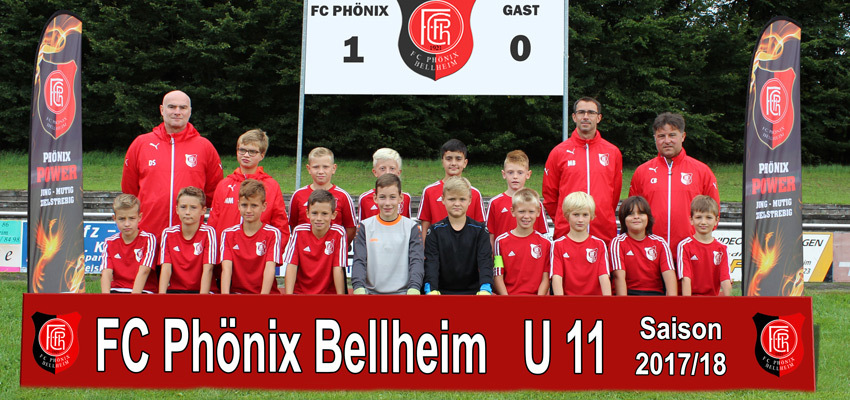 Die E1 des FC Phönix Bellheim nimmt auch an unserer Mini-WM teil.