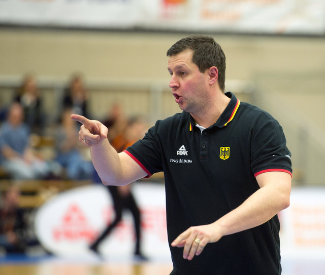 Der deutsche U18-Trainer  Alan Ibrahimagic.  | Foto: Christian Gaier