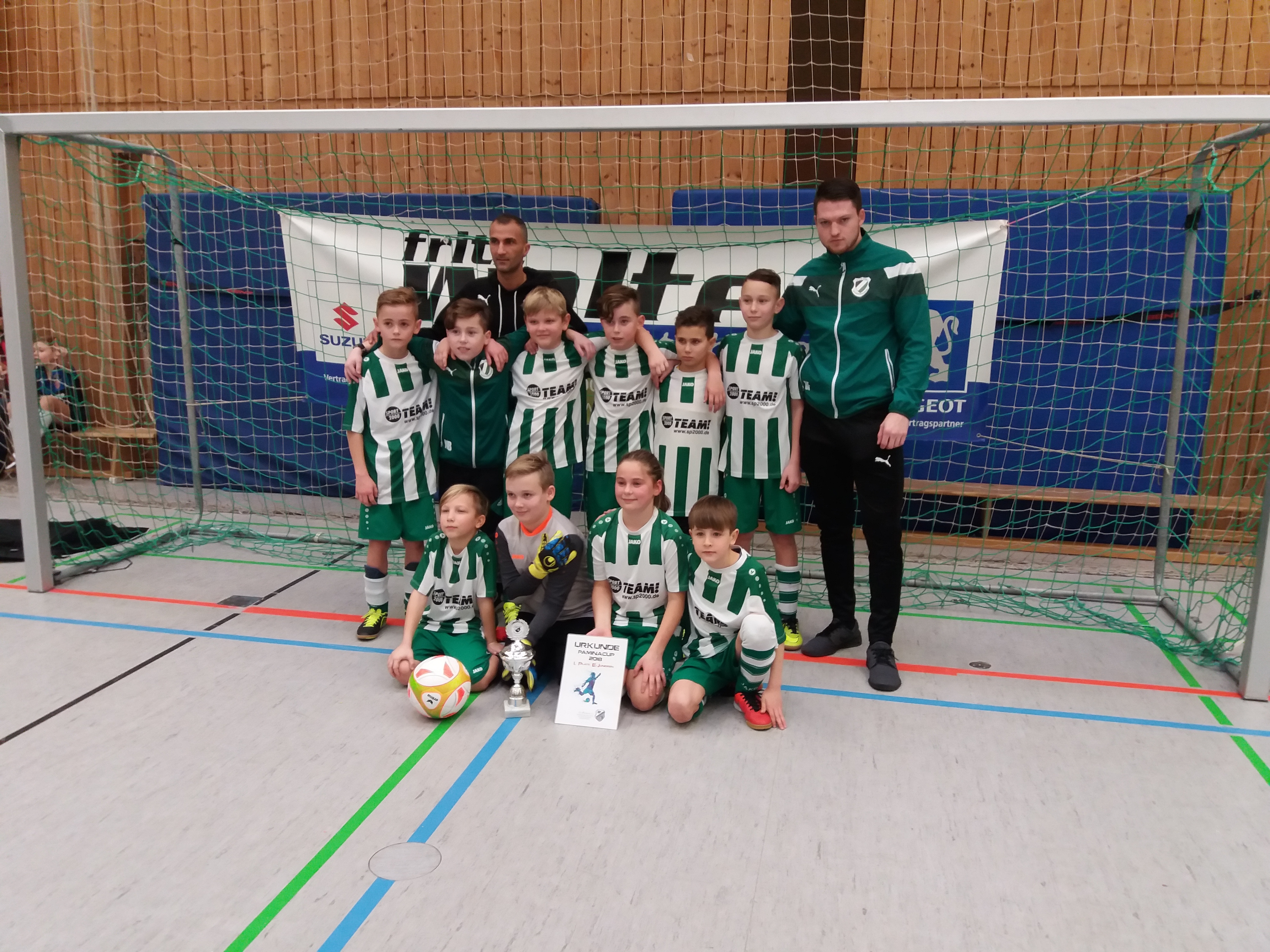 Die E1-Jugend aus Sondernheim ist ebenfalls bei unserer Mini-WM dabei.