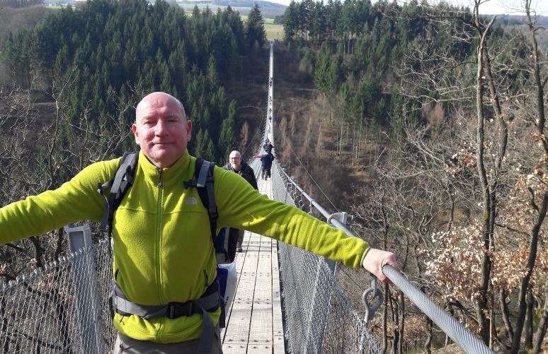 Galt bis vor kurzem als die längste Hängebrücke Deutschlands: Geierlay im Hunsrück.