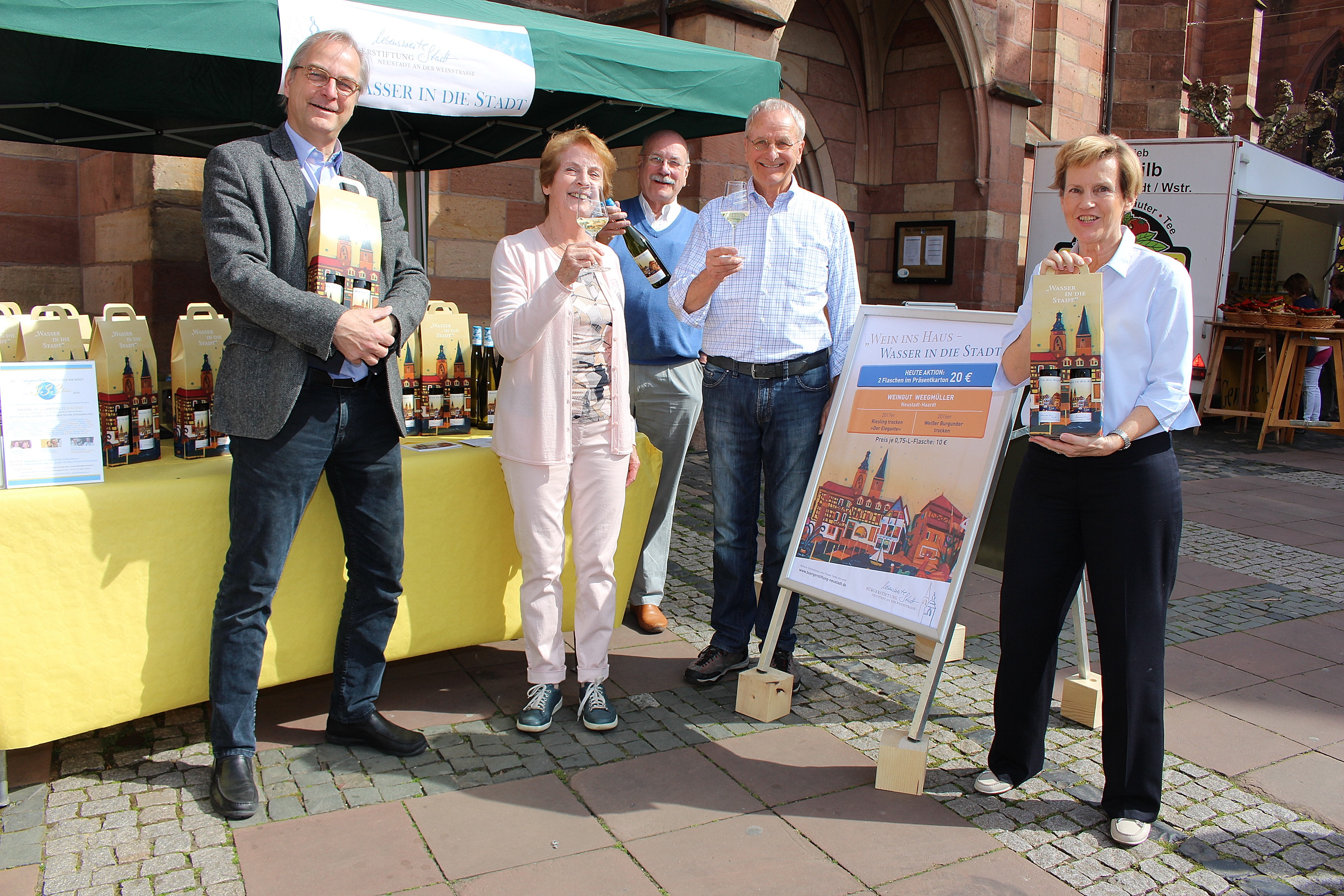 Die Bürgerstiftung und ihr Projekt "Wasser in die Stadt".