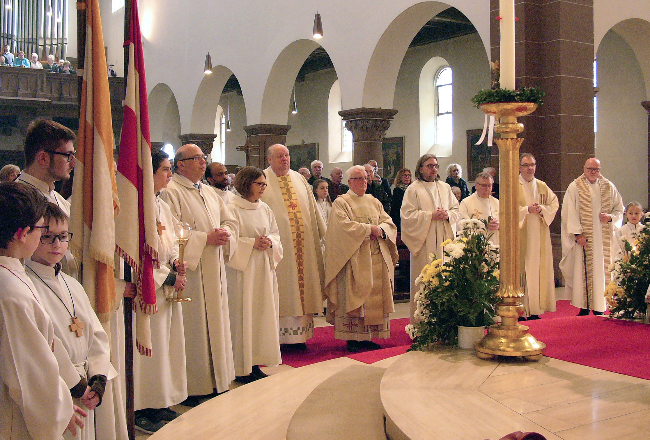 Feierliche Messe in der Ramsteiner Pfarrkirche St. Nikolaus