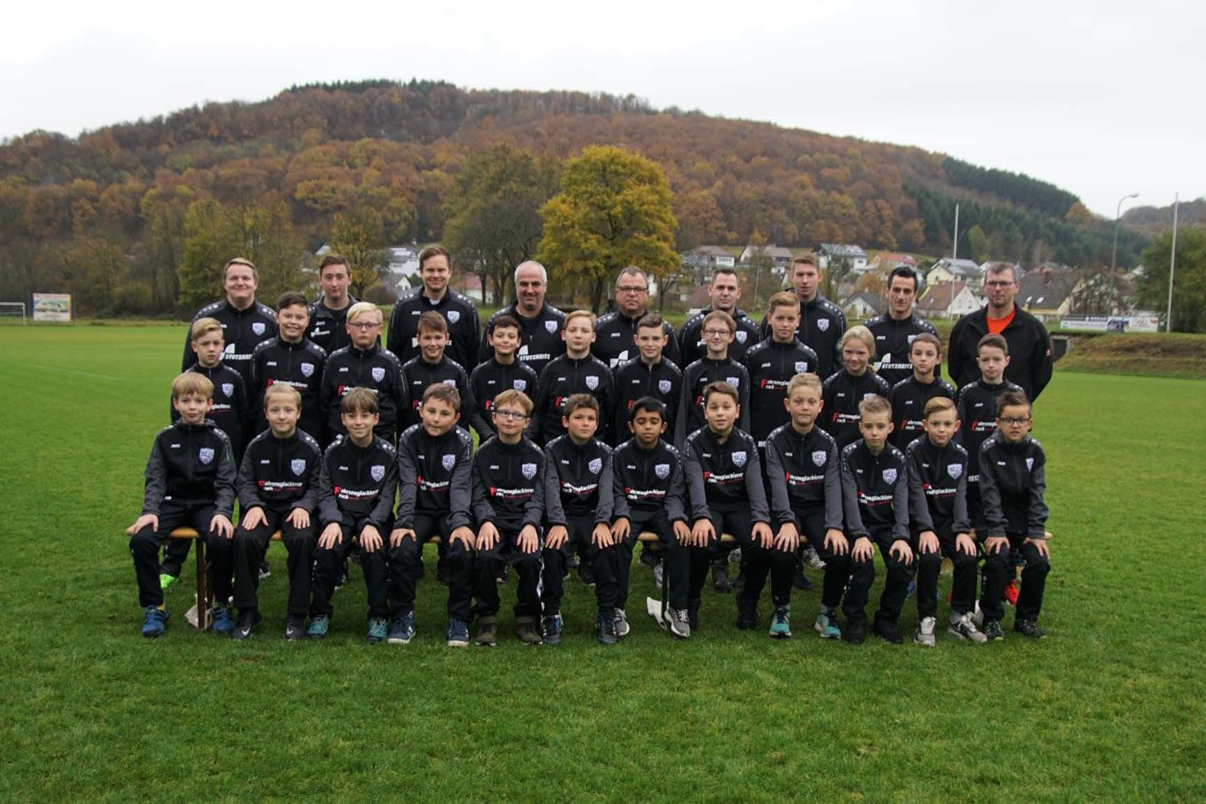 Die E-Jugend der JSG Mittleres Glantal.