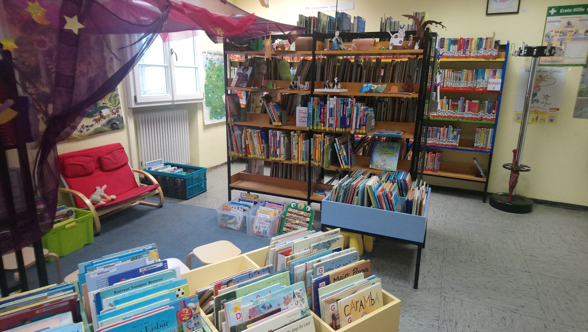 Stadtbibliothek Mannheim Friedrichsfeld Kinderecke