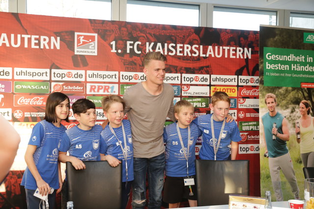 Nicklas Shipnoski stand auch für Gruppenfotos zur Verfügung | Foto: Jens Vollmer