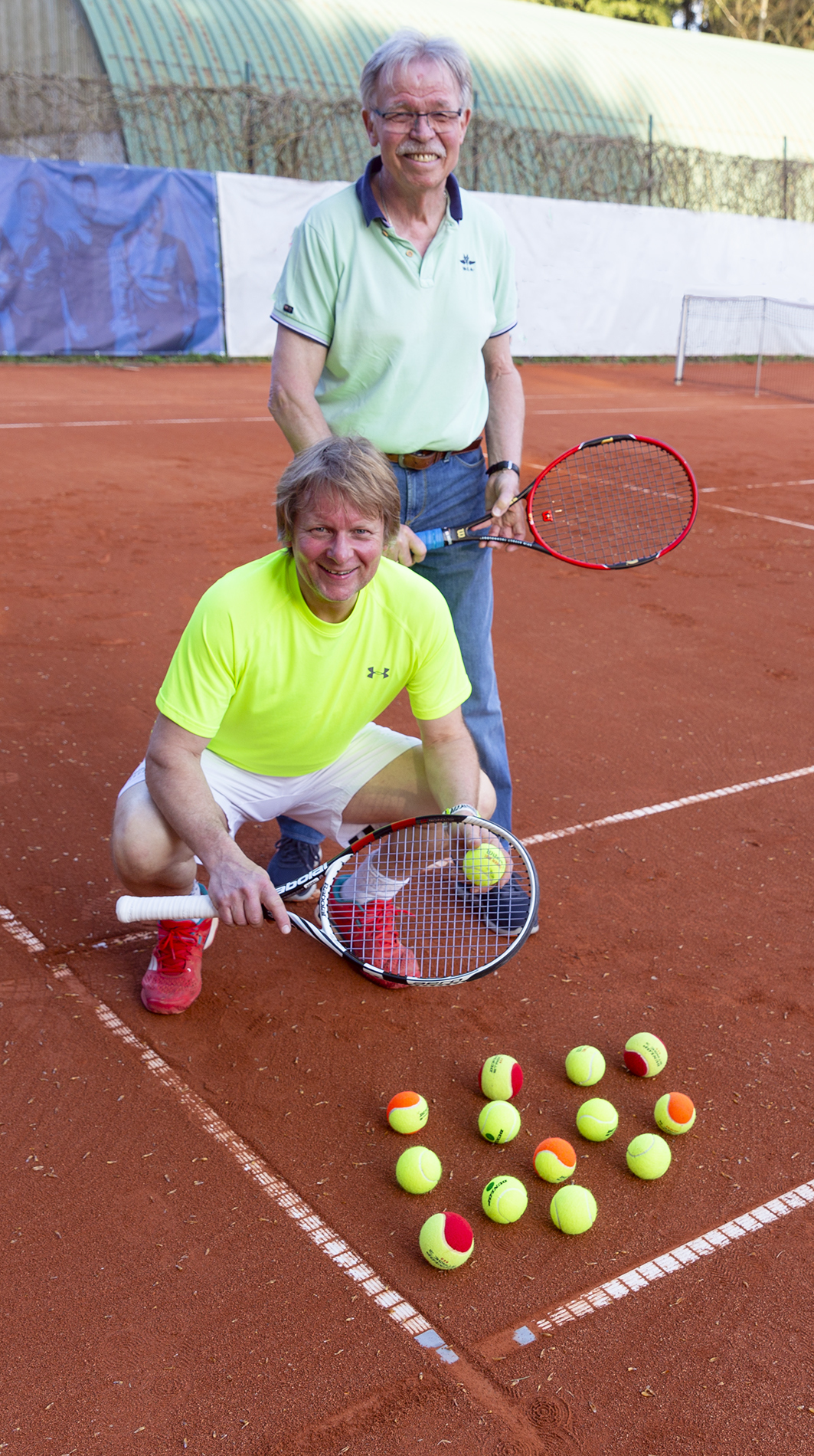 Wolfgang Eggers, Präsident, und Thomas Knieriemen, Geschäftsführer des Tennisverbandes Pfalz e.V.