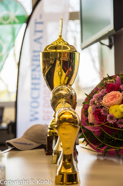 Pokale für die Sieger. | Foto: Roland Kohls