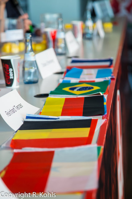 Die Fahnen der WM-Teilnehmer... | Foto: Roland Kohls