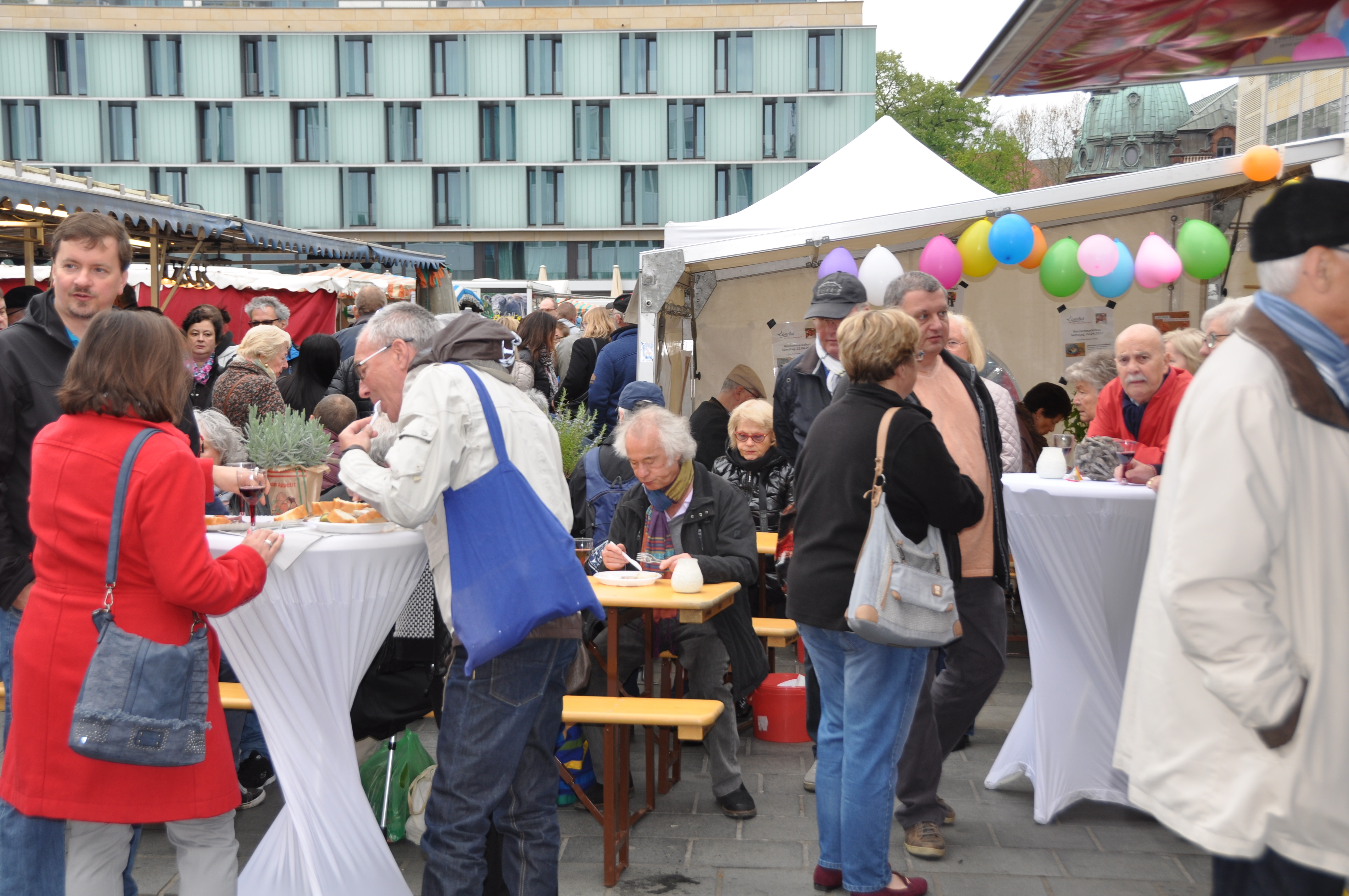 Großer Andrang beim letztjährigen Wochenmarktfest