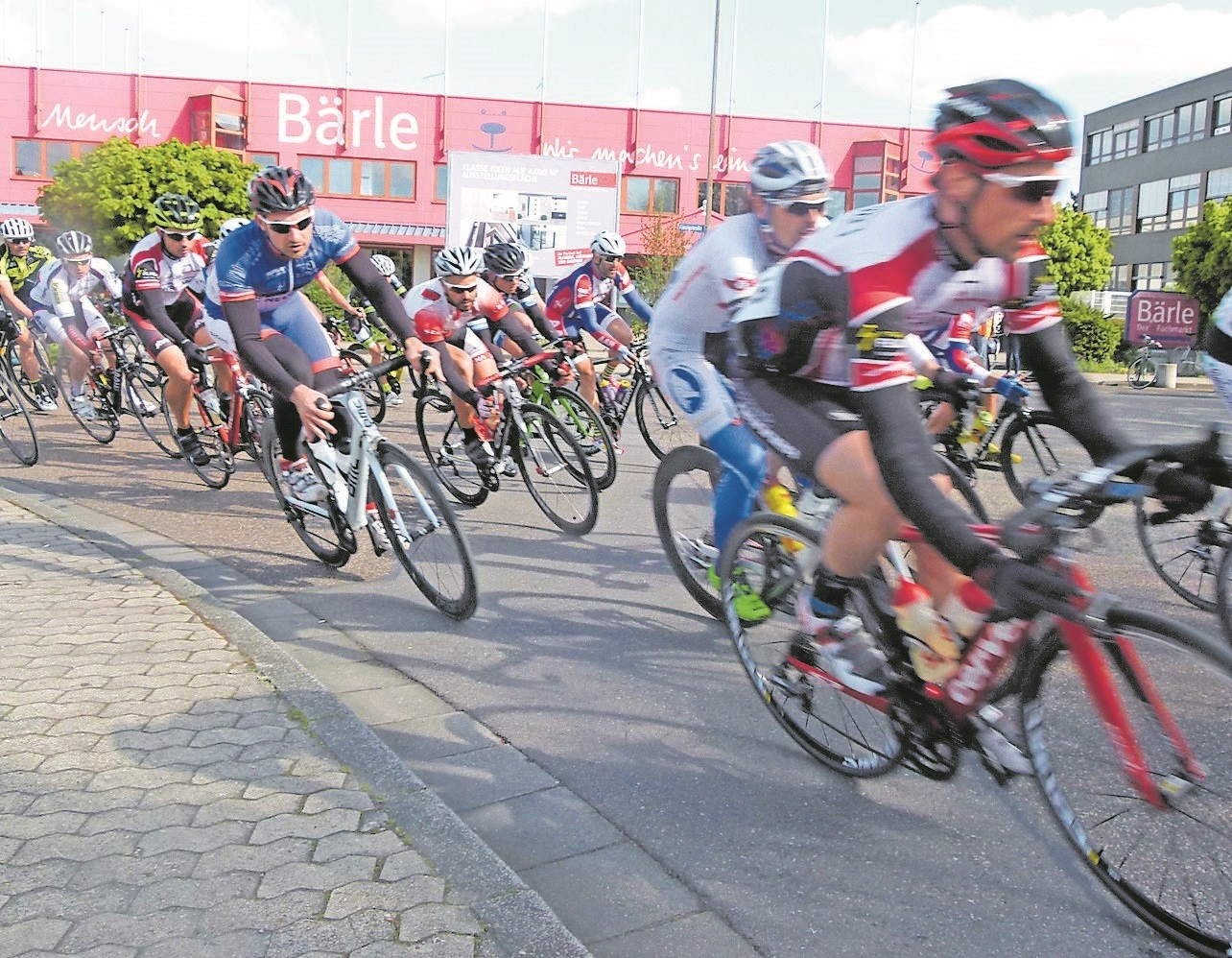 Radrennen hautnah: am Sonntag, 22. April, ab 10 Uhr in den Stegwiesen in Bruchsal