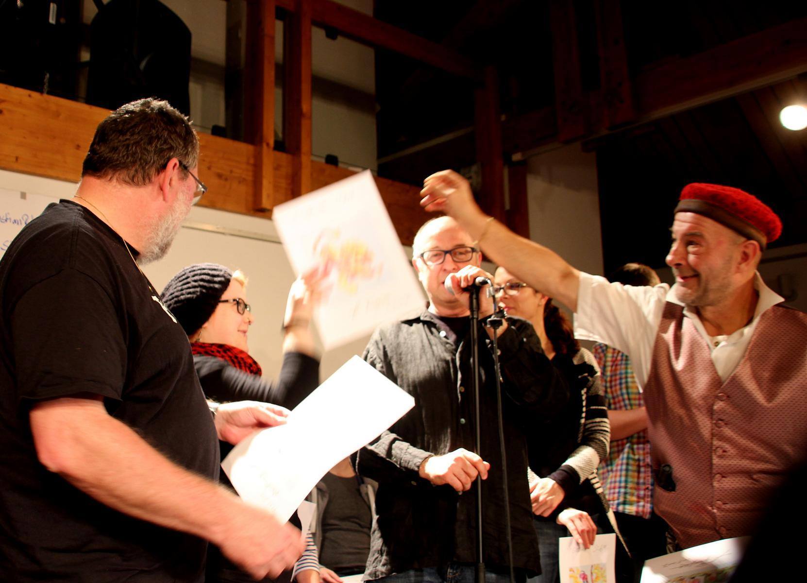 Das "Neue Hoftheater" veranstaltet den 2. "Grezzo-Poetry-Slam" am Samstag, 5.5.2018.