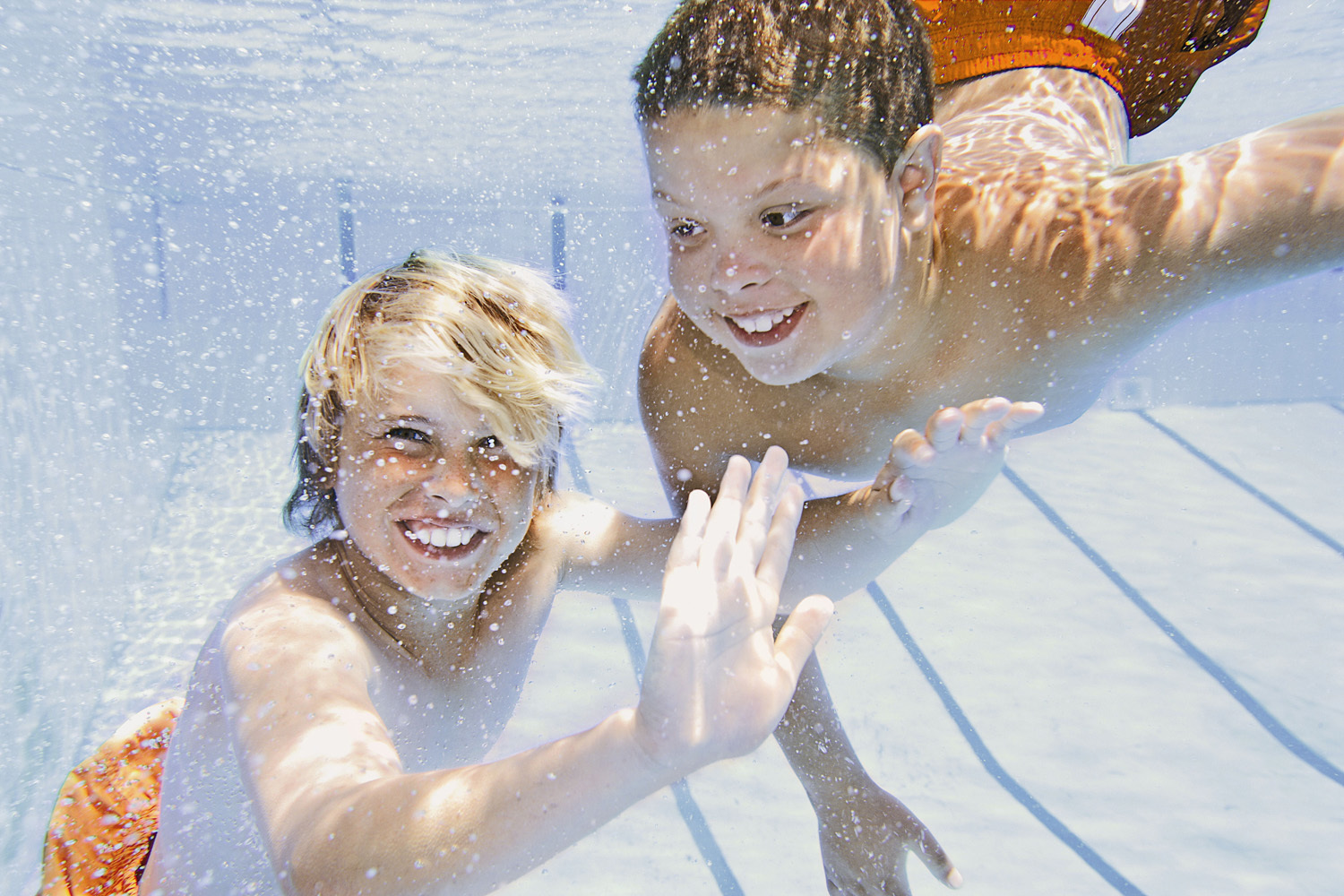 Spaß im Karlsruher Freibad