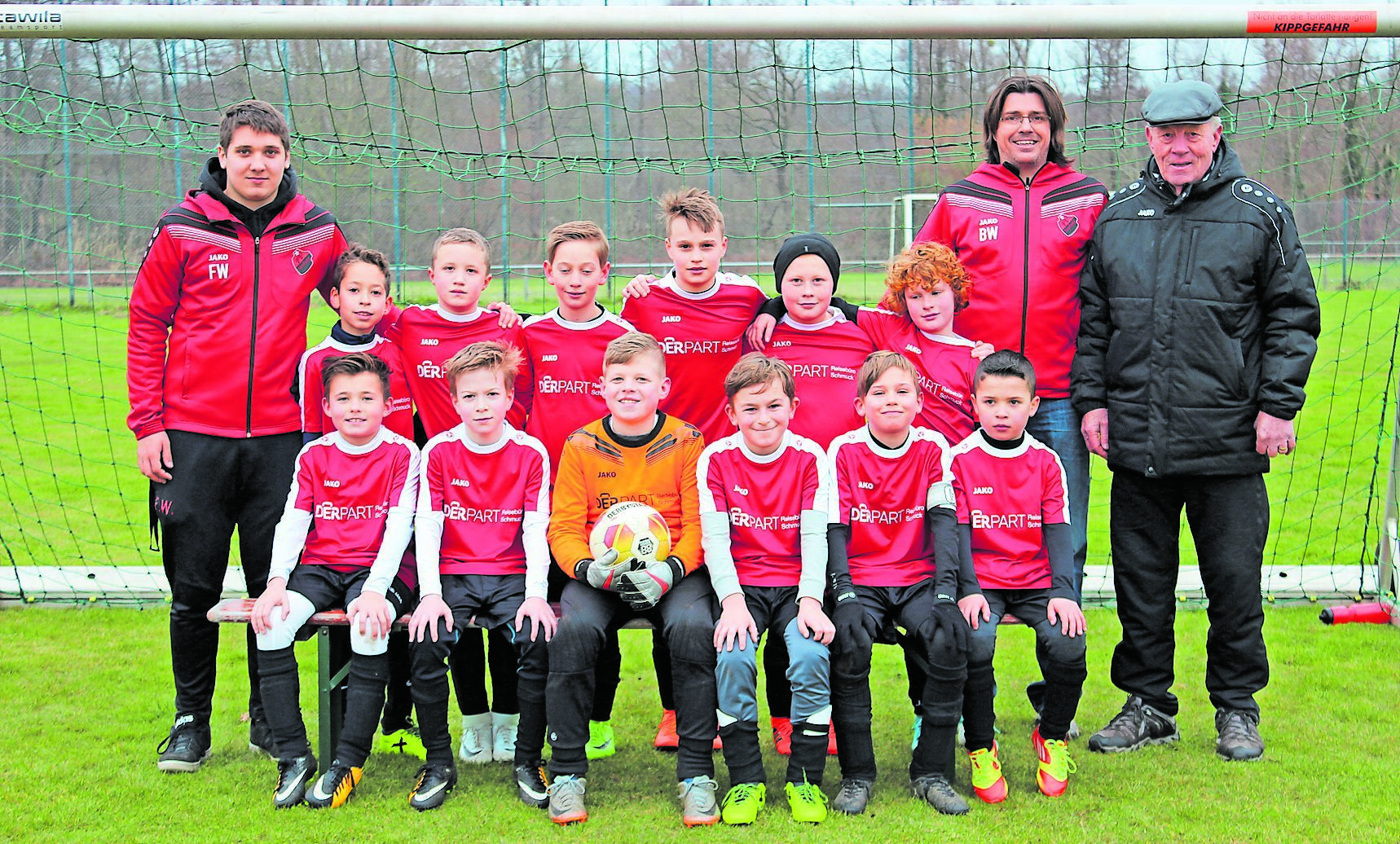 Die Jungs vom FV Neuburg sind voller Vorfreude auf das Turnier.