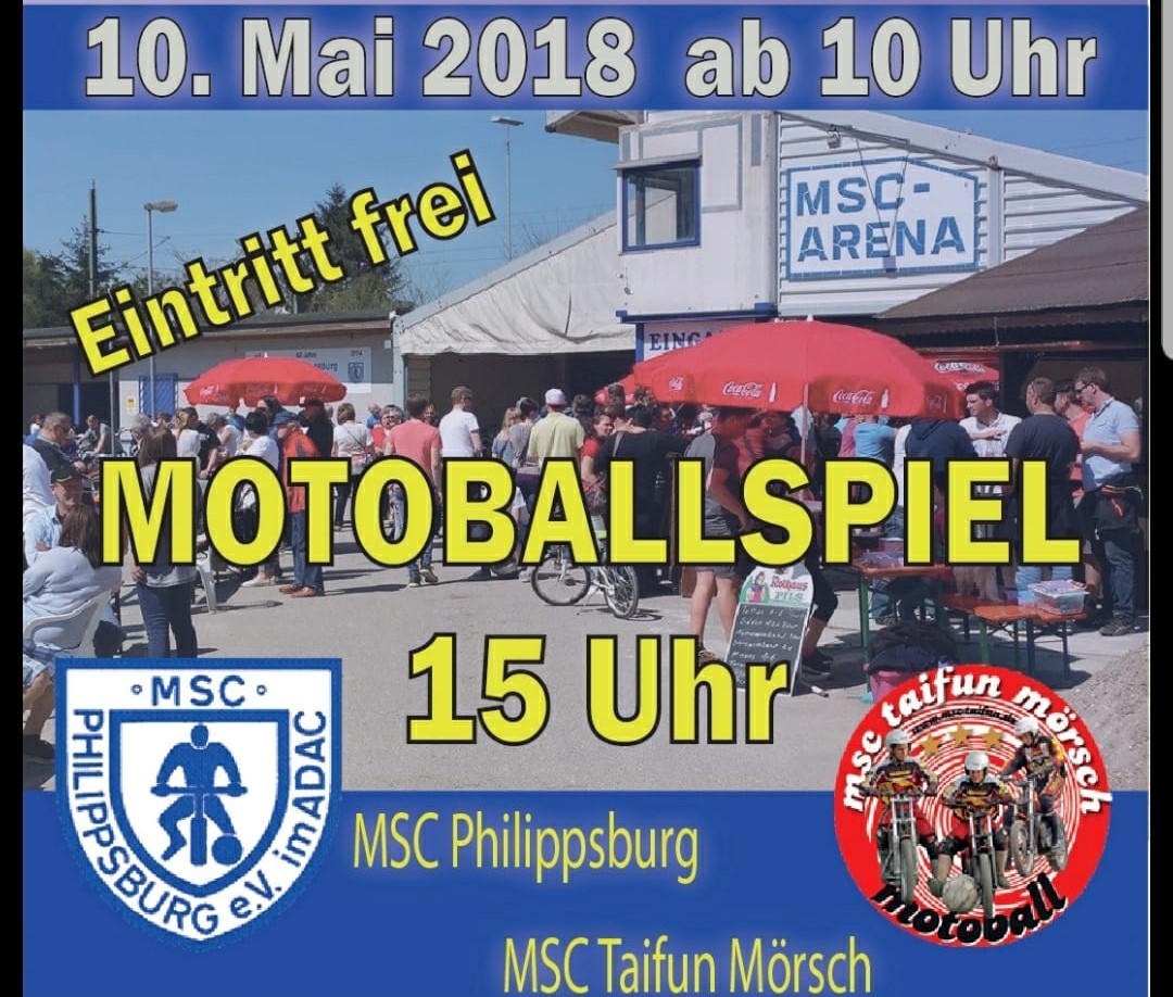 Um 10 Uhr geht die Party los, das Motoballspiel gegen Mörsch startet um 15 Uhr
