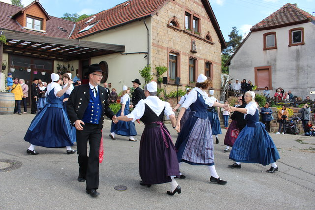 Die Trachtengruppe Hambach begeisterte mit Pfälzer Tänzen. | Foto: Foto: Pacher
