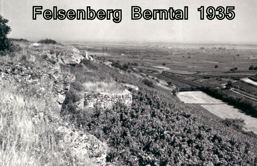 Das Berntal im Jahr 1935. Foto: Privat