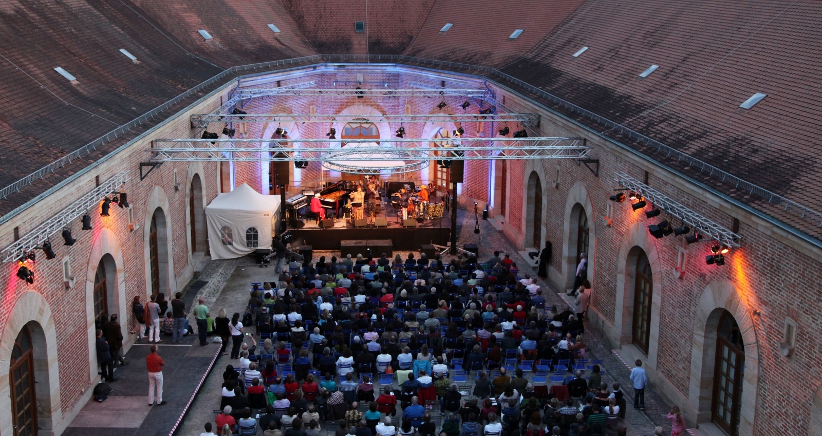 Das Germersheimer Hufeisen ist Zentrum des Germersheimer Kultursommers.
