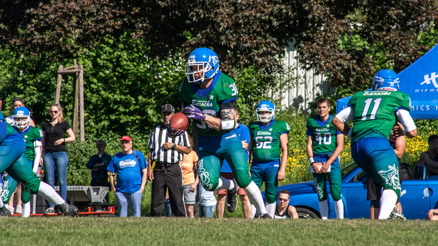 Bruchsal Barocks 27 - Bempflingen Renegades 7 | Foto: Paul Needham