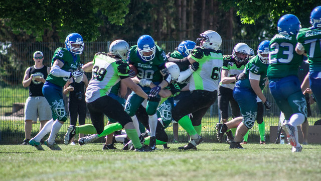Bruchsal Barocks 27 - Bempflingen Renegades 7 | Foto: Paul Needham