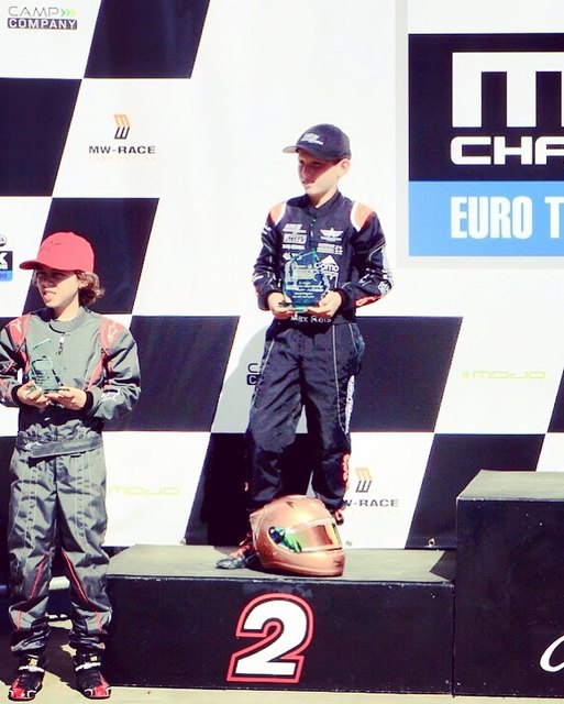 Siegerehrung in der Rotax-Micro-Klasse... | Foto: Max Reis Presse