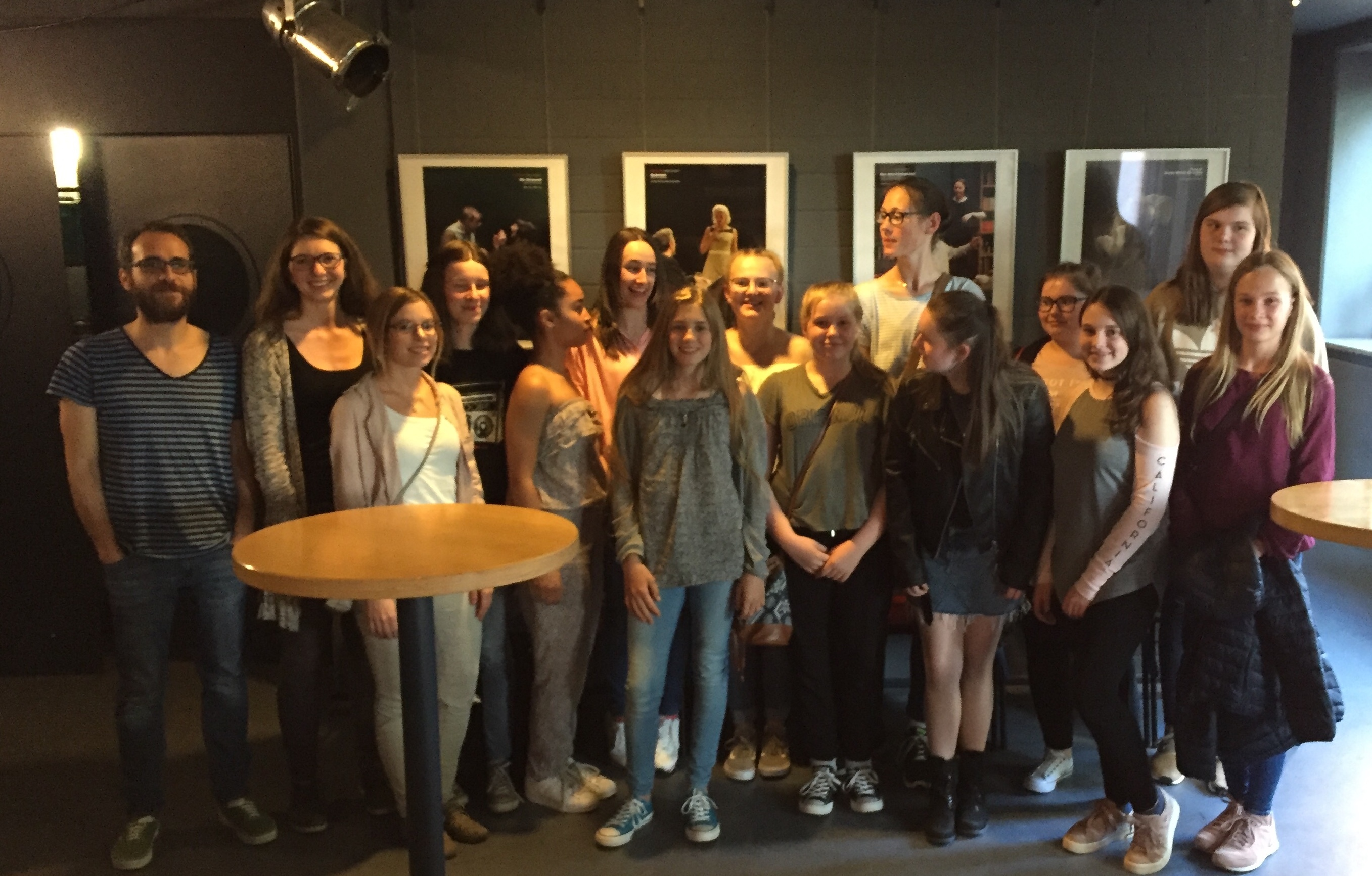 Schüler des Reichswald Gymnasiums zu Besuch im Pfalztheater