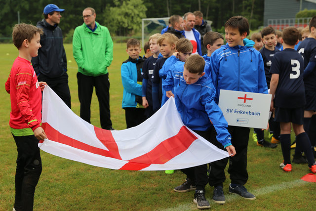 Der SV Enkenbach trat für England an | Foto: Jens Vollmer
