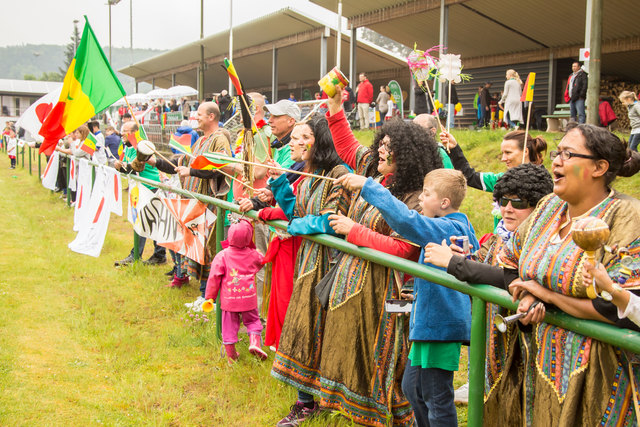 Aber auch Senegal wurde von der JSG Münchweiler vertreten. | Foto: Roland Kohls