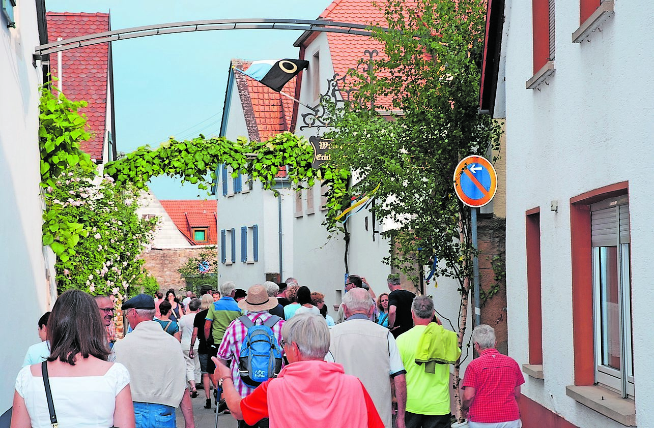 Bei hoffentlich trockener Witterung werden viele Weinfreunde aus nah und fern erwartet.
