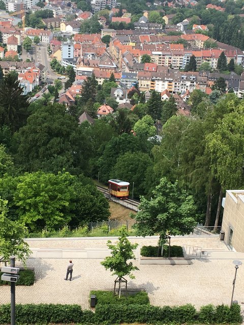 Blick von der Terrasse über Durlach | Foto: VBK