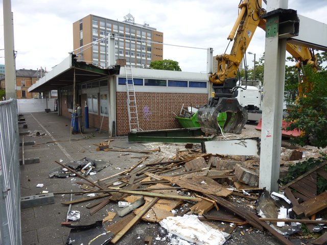 Abriss der alten Anlage | Foto: www.jowapress.de