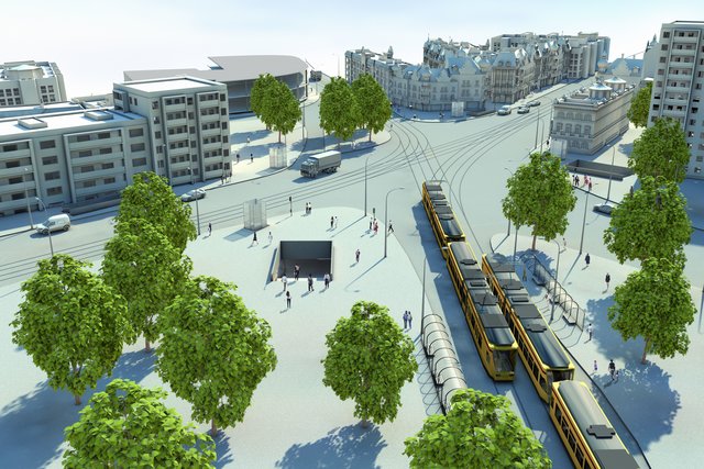 So soll es in diesem Bereich des Durlacher Tors - nach KASIG-Plan - einmal ausschauen | Foto: KASIG