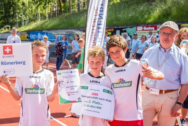 Siegerehrung: Letztlich versöhnt mit dem zweiten Platz waren die Schweizer. | Foto: Roland Kohls