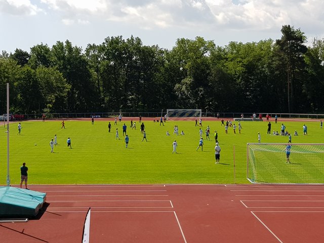 Die ersten Begegnungen laufen.... | Foto: Claudia Horn