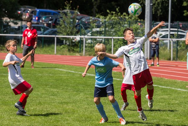 Spielszene aus dem Finale: Uruguay gegen die Schweiz. | Foto: Roland Kohls