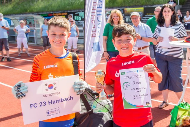 Siegerehrung: Südkorea holte den dritten Platz. | Foto: Roland Kohls