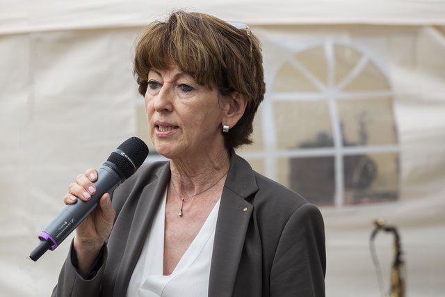 Ansprache von Dr. Bettina Göbelsmann | Foto: Jens Vollmer