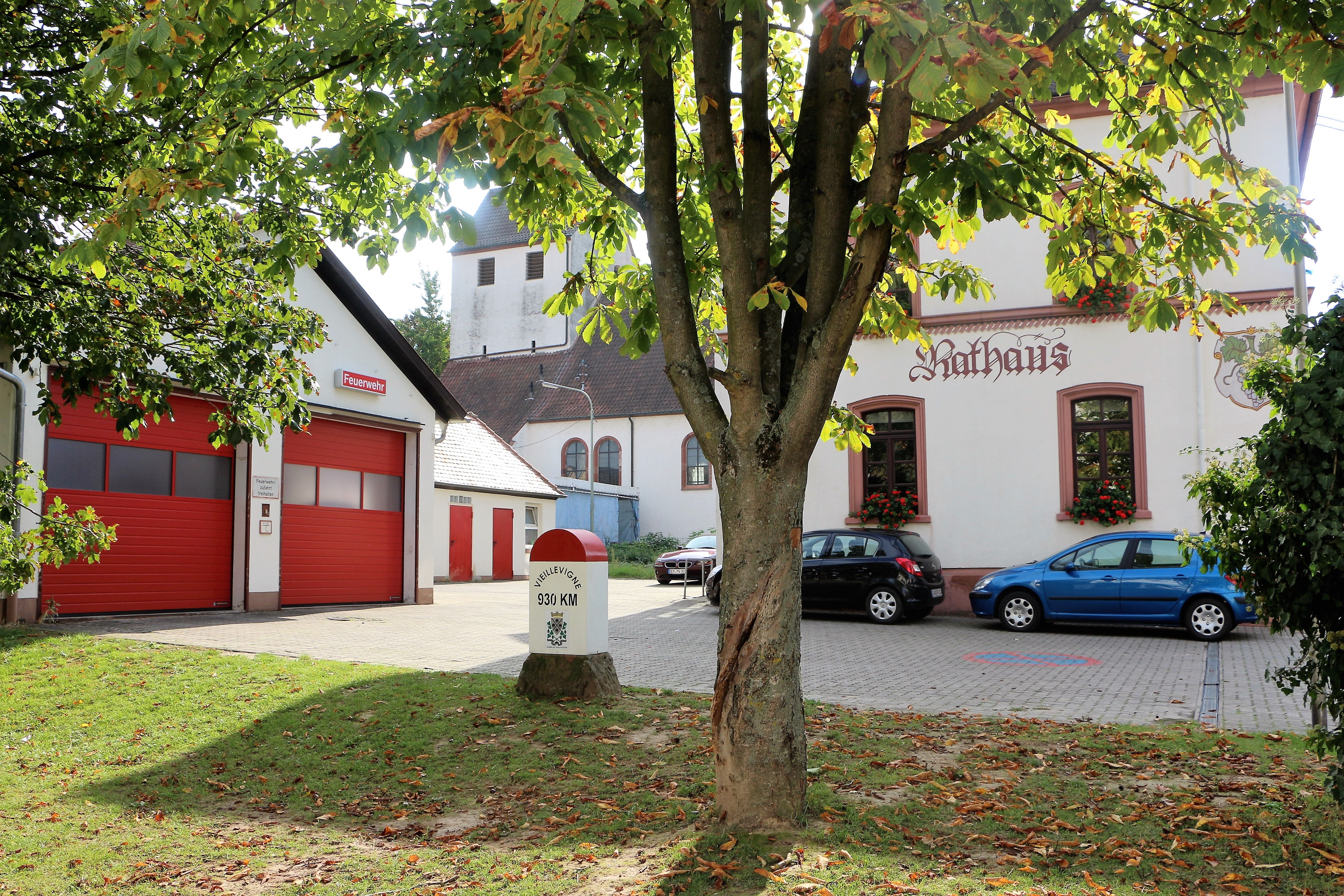 In Westheim soll das Geld für die Umgestaltung des Platzes am Rathaus verwendet werden.