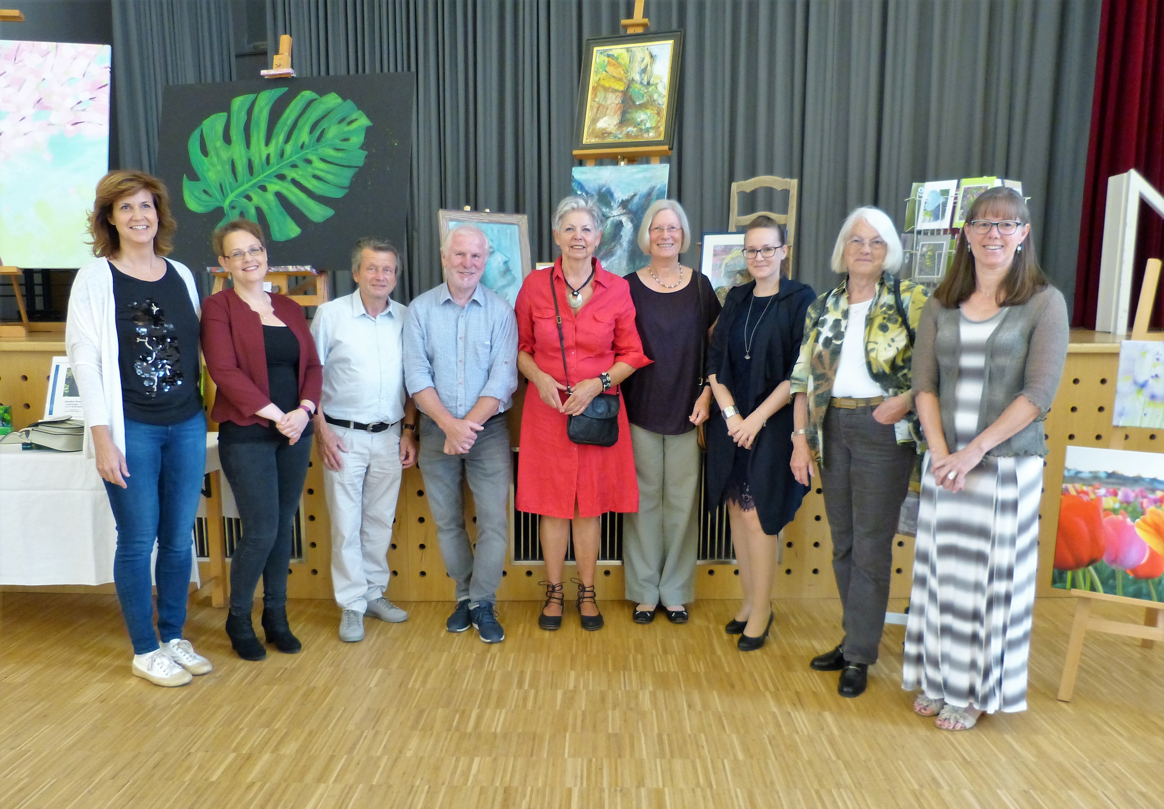 v.l.n.r. Sandra Braun, Nadine Becker, Emil Stenger, Michael Kunz, Edda Henssler, Gabriele Schmidt, Melanie Wieser, Ursula Börner, Maike Müller