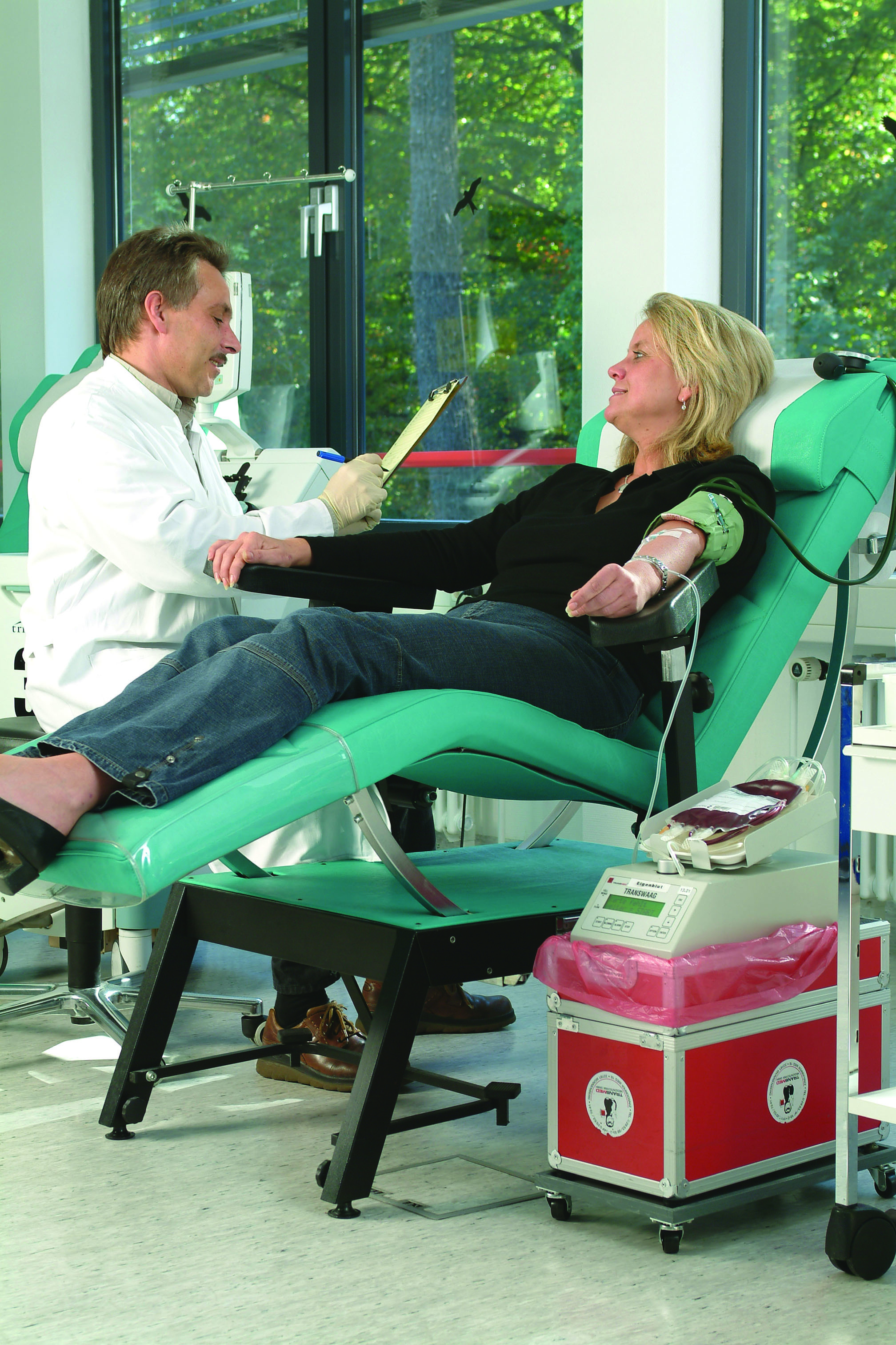 Blut spenden kann jeder ab 18. Jahren, Neuspender bis zum 68. Lebensjahr.