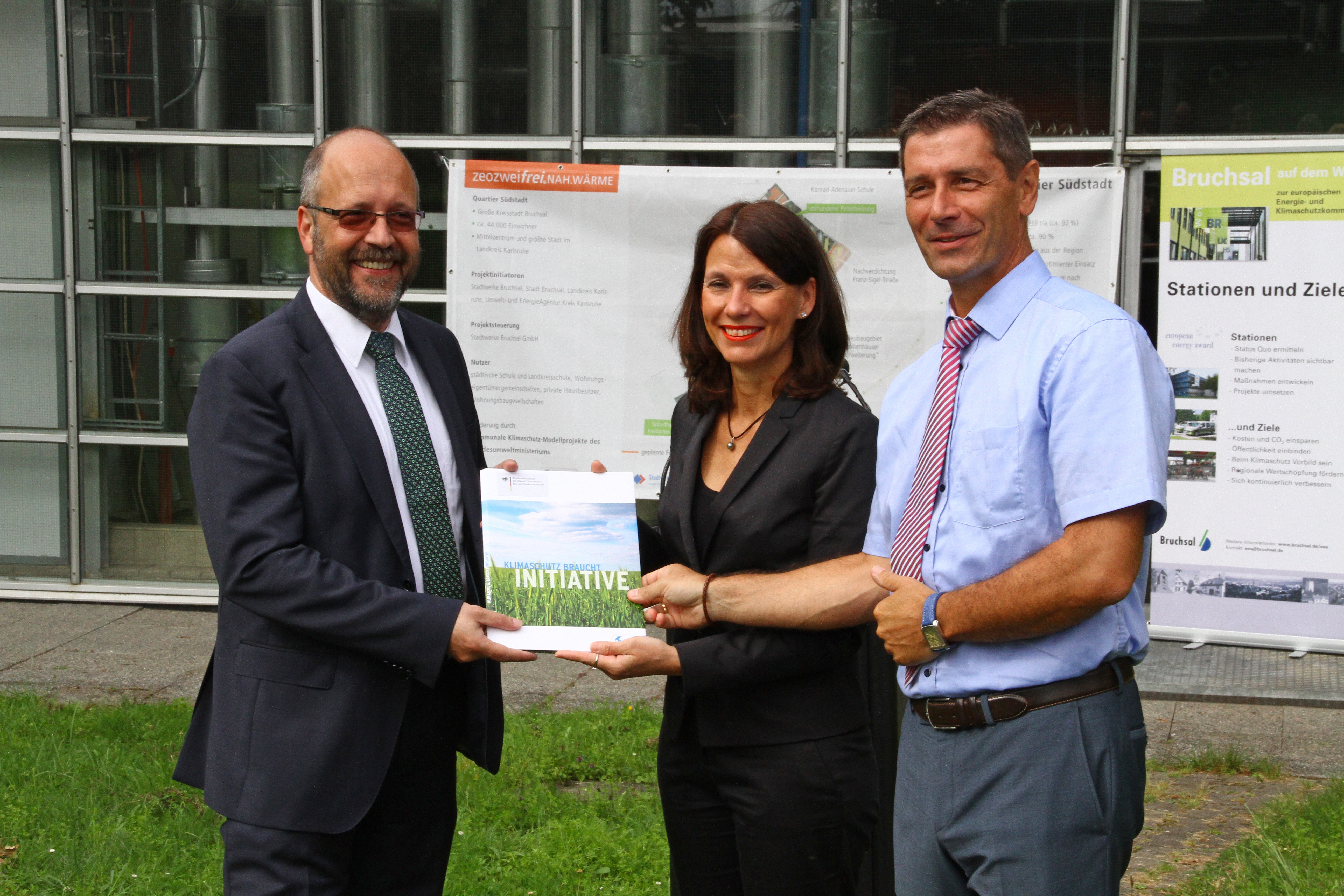 Andreas Glaser, Rita Schwarzelühr-Sutter und Armin Baumgärtner