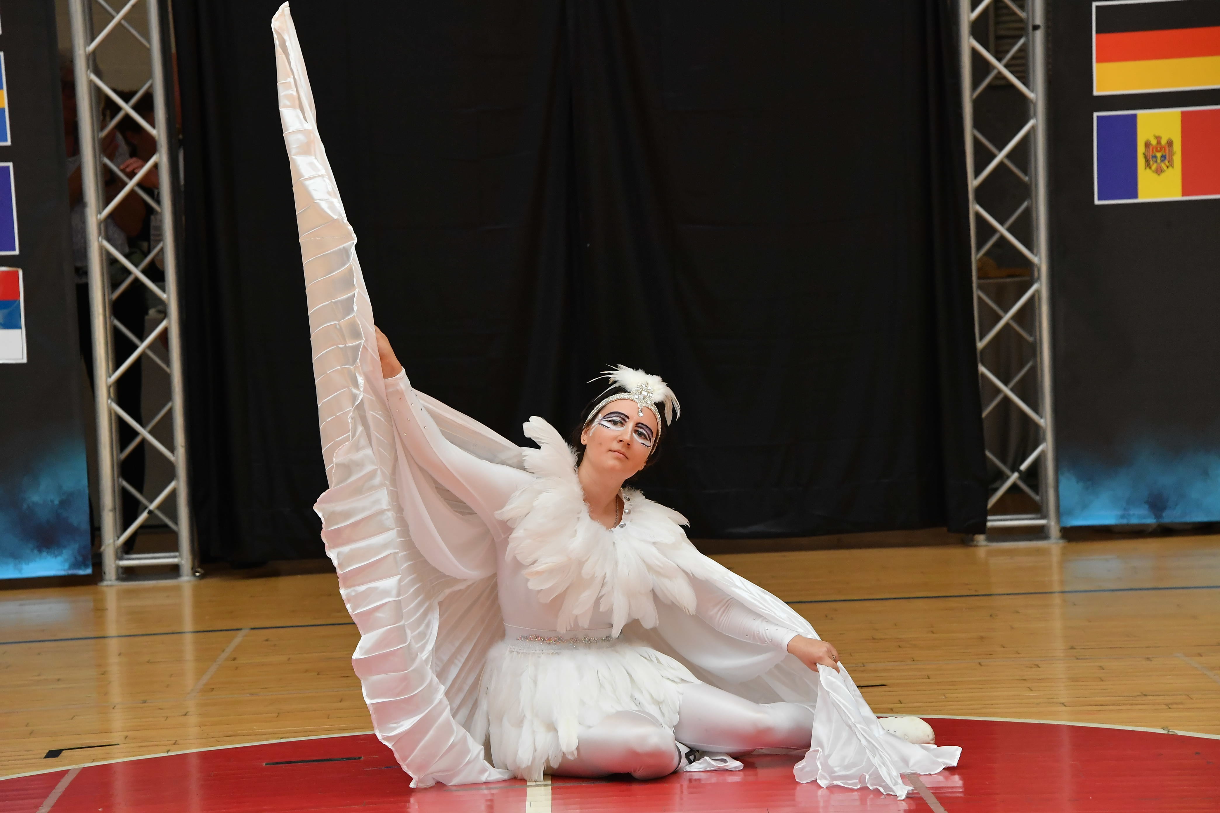 Alena Gorobey bei ihrer Solodarbietung.