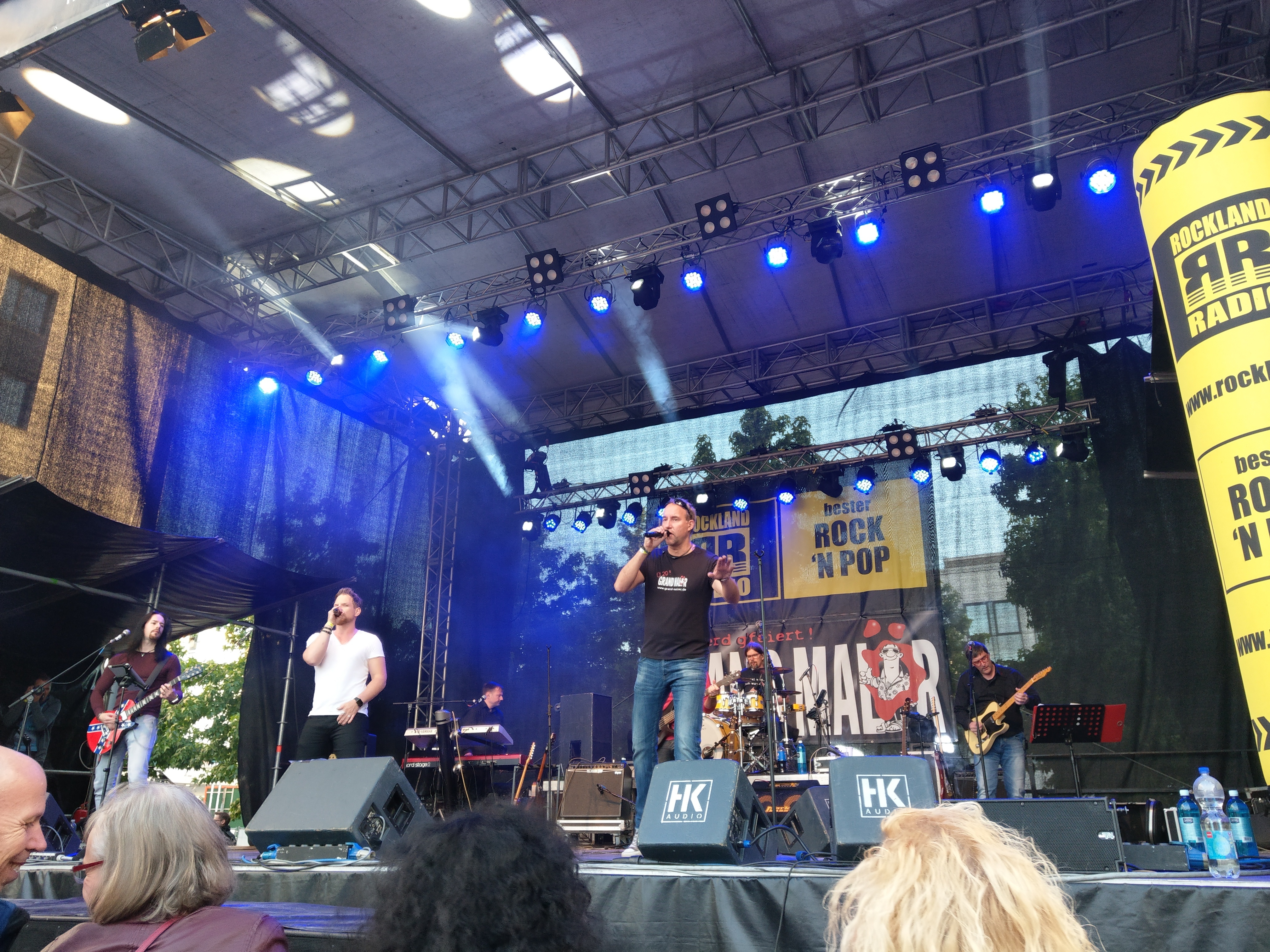 Grand Malör auf der Rockland Bühne.