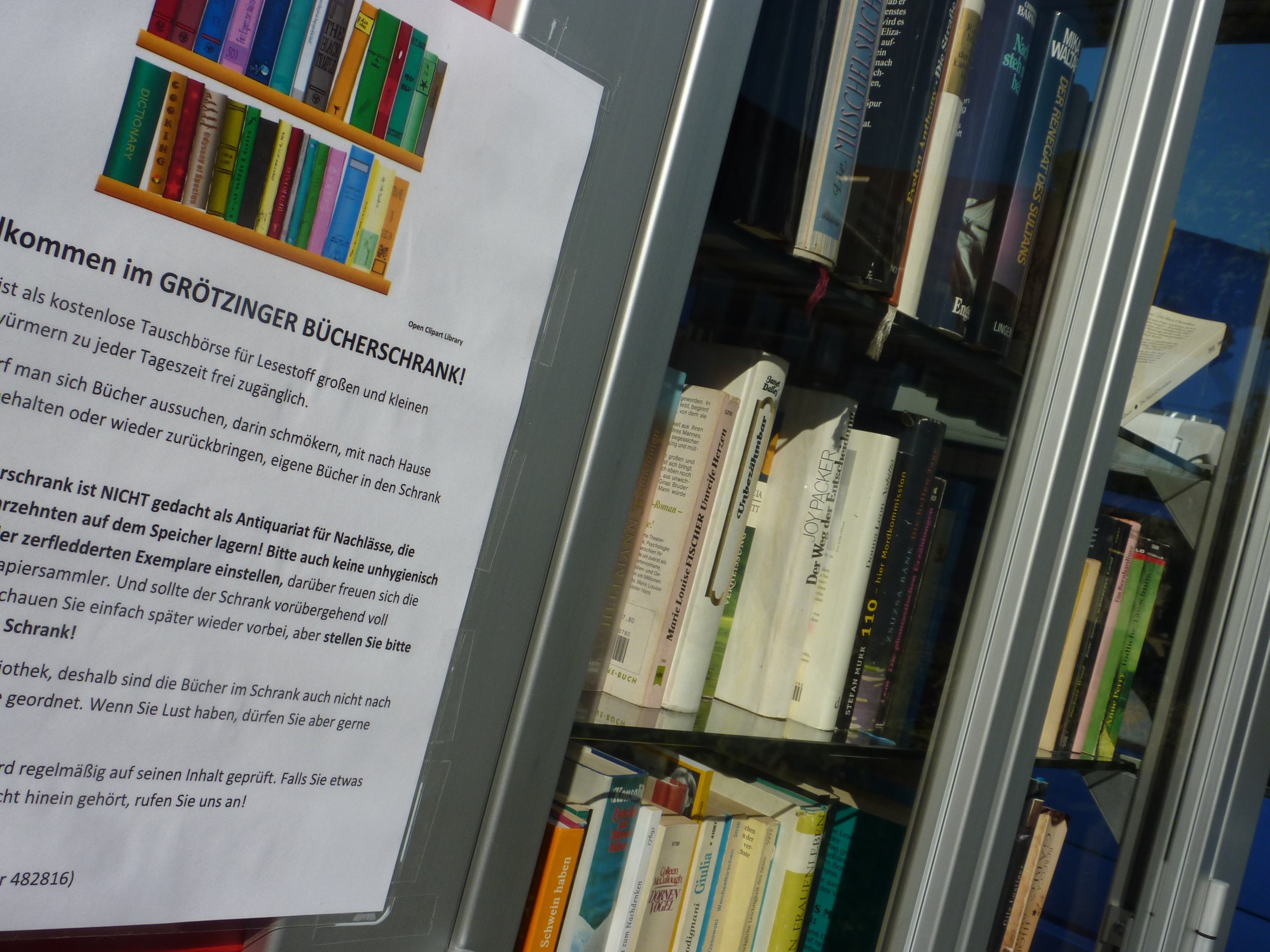 Grötzinger Bücherschrank