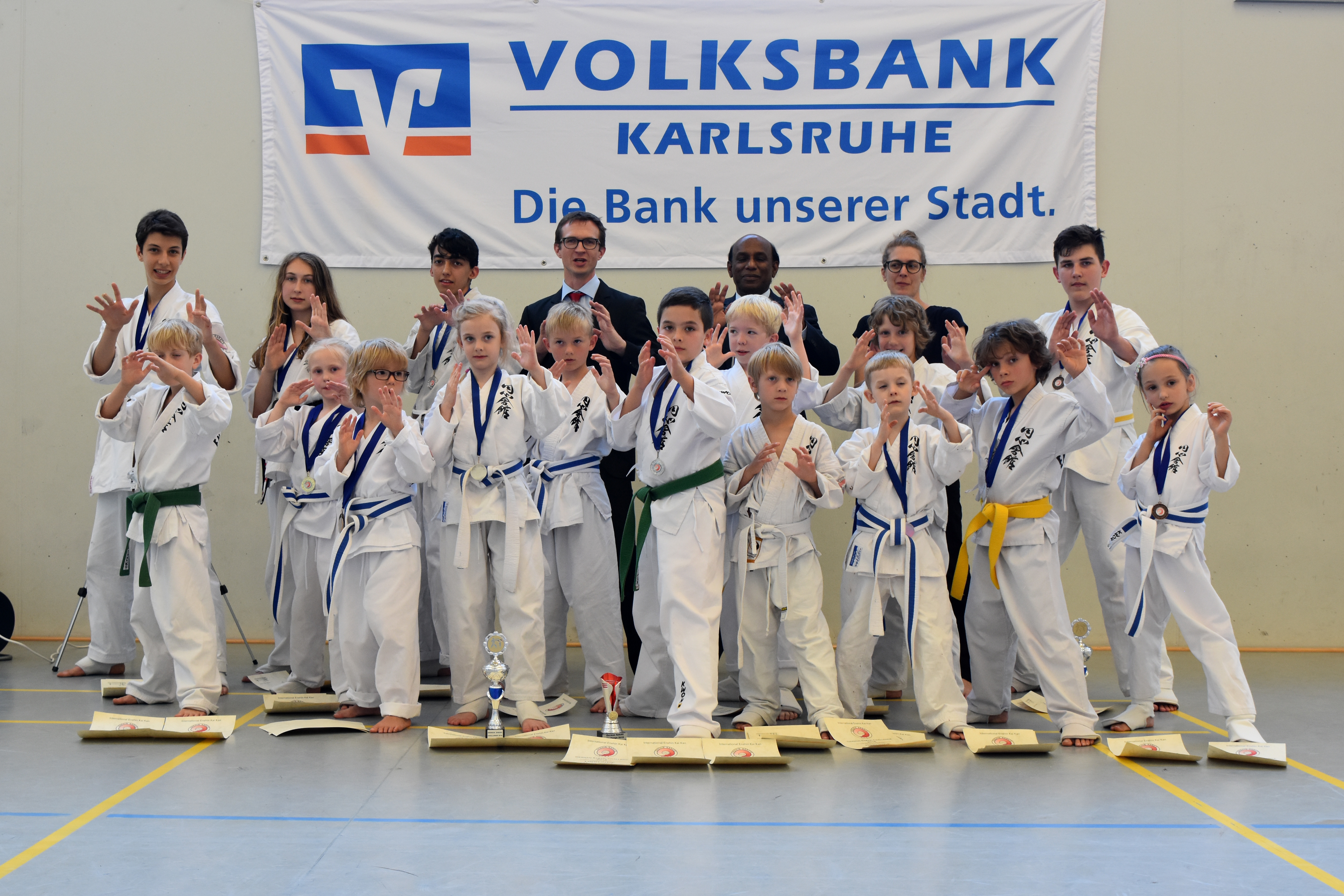 Das erfolgreiche Team des Enshin Dojo Karlsruhe