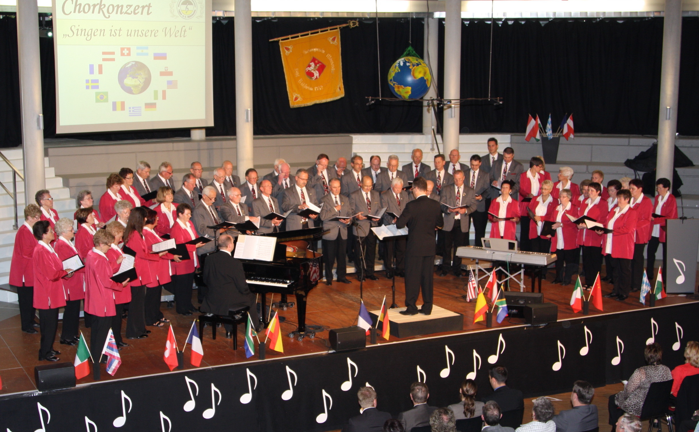 Der GV Männerchor mit Frauenchor blickt 2019 auf sein 125-jähriges Bestehen zurück. Das Foto entstand beim Heimatfest.