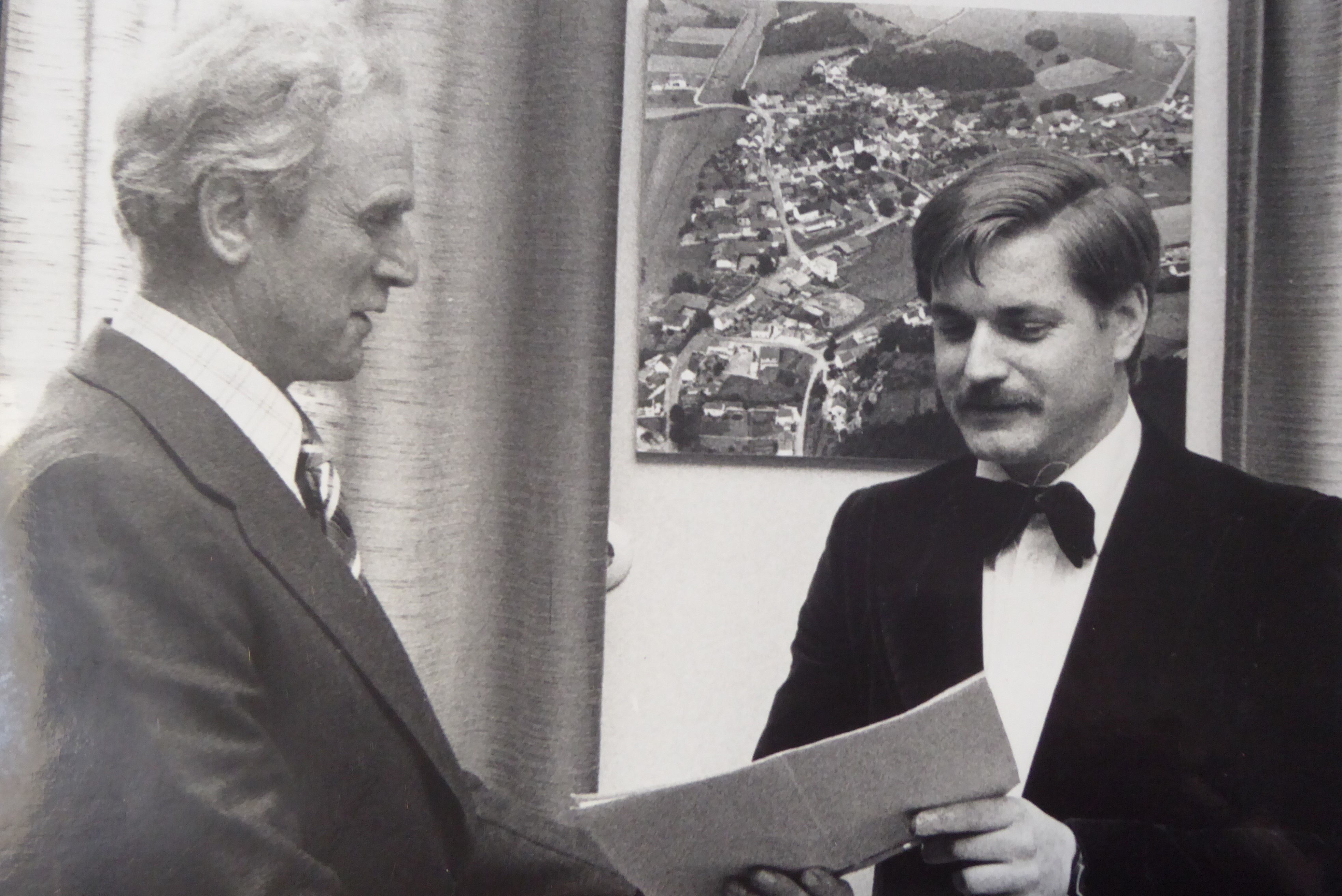 Amtseinführung Altherrs im Jahr 1978