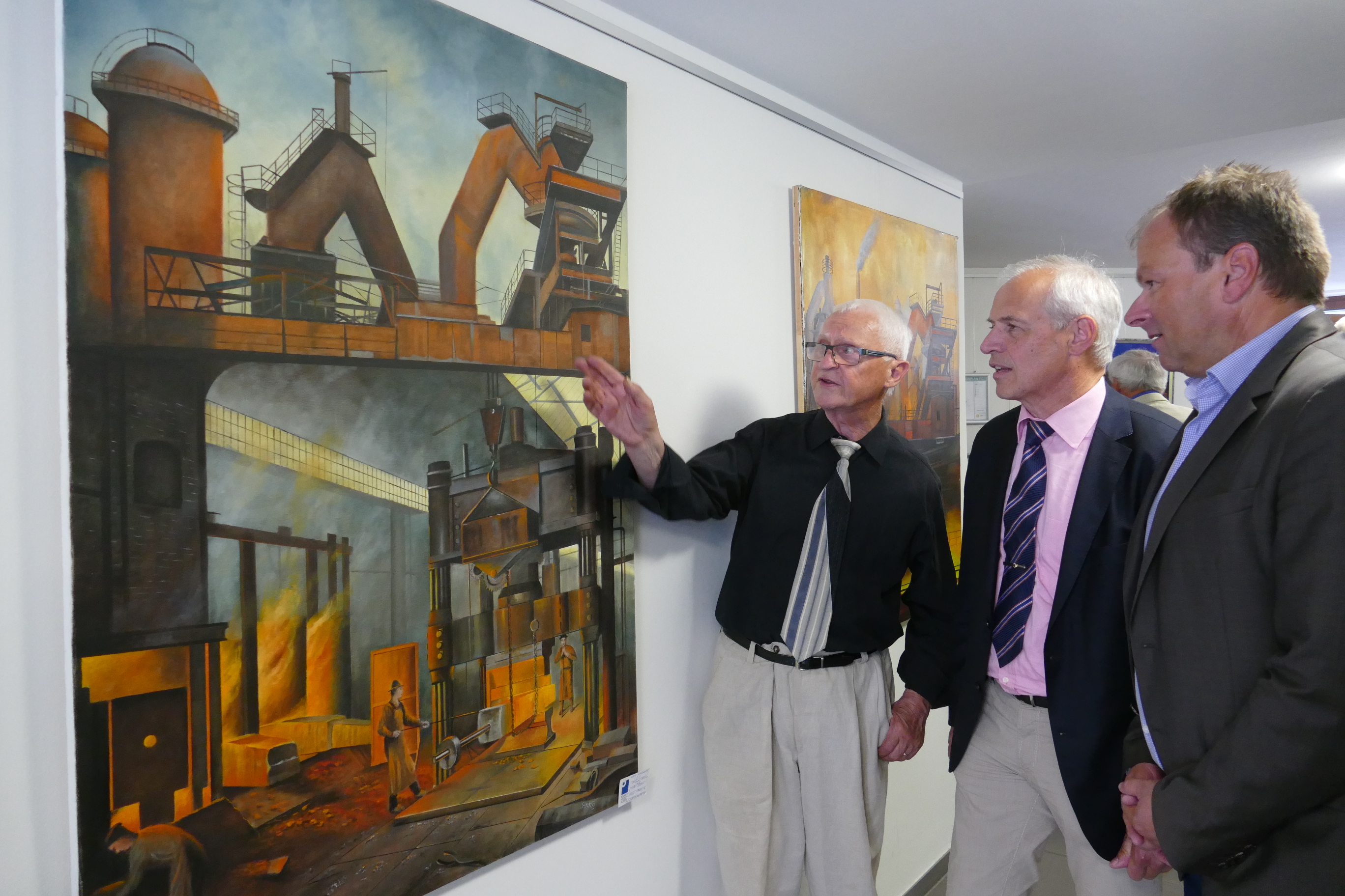 Günter Baus mit Dr. Stefan Spitzer und Roger Schmitt