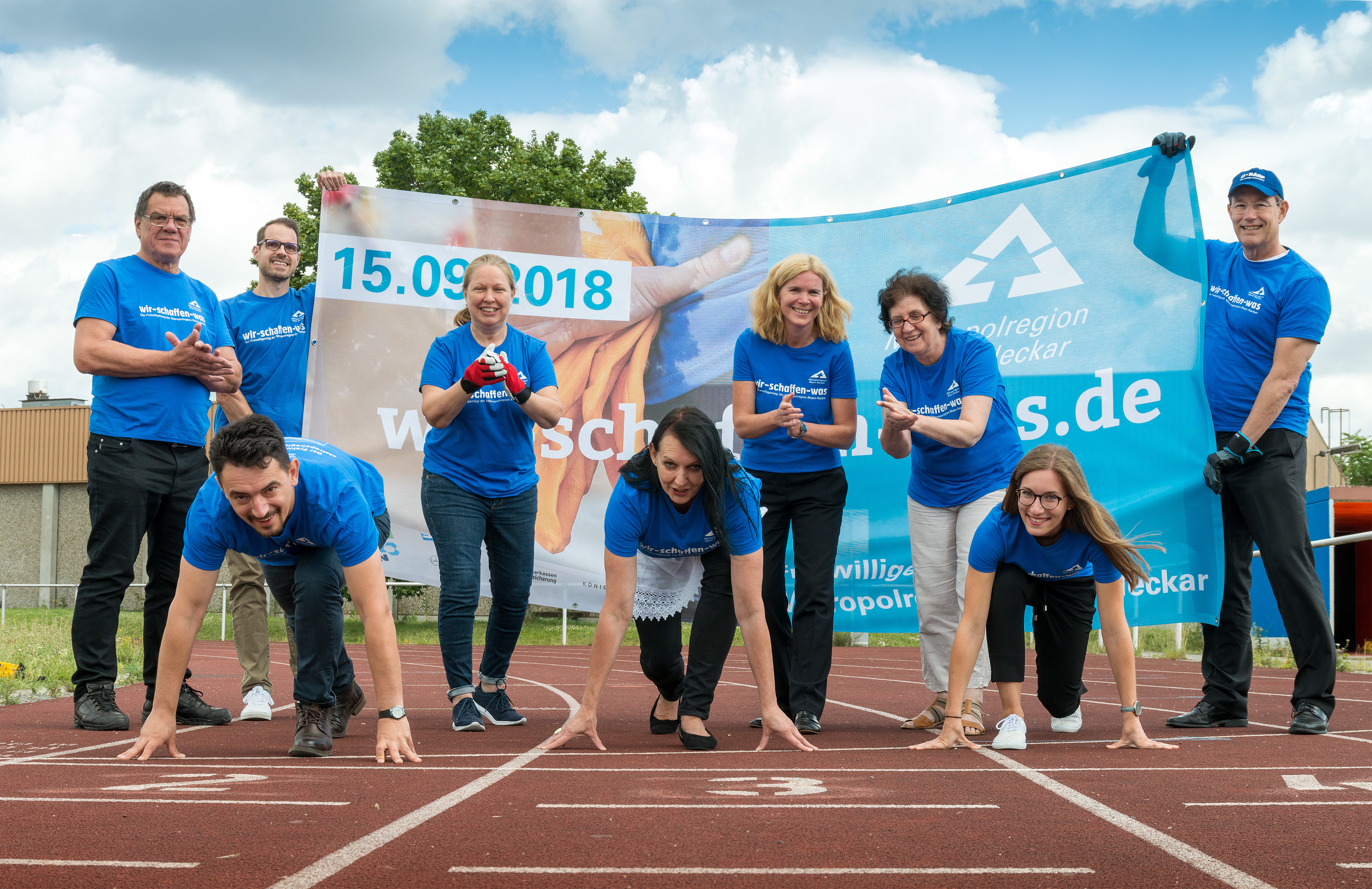 Der offizielle Startschuss für den Freiwilligentag 2018 ist gefallen.