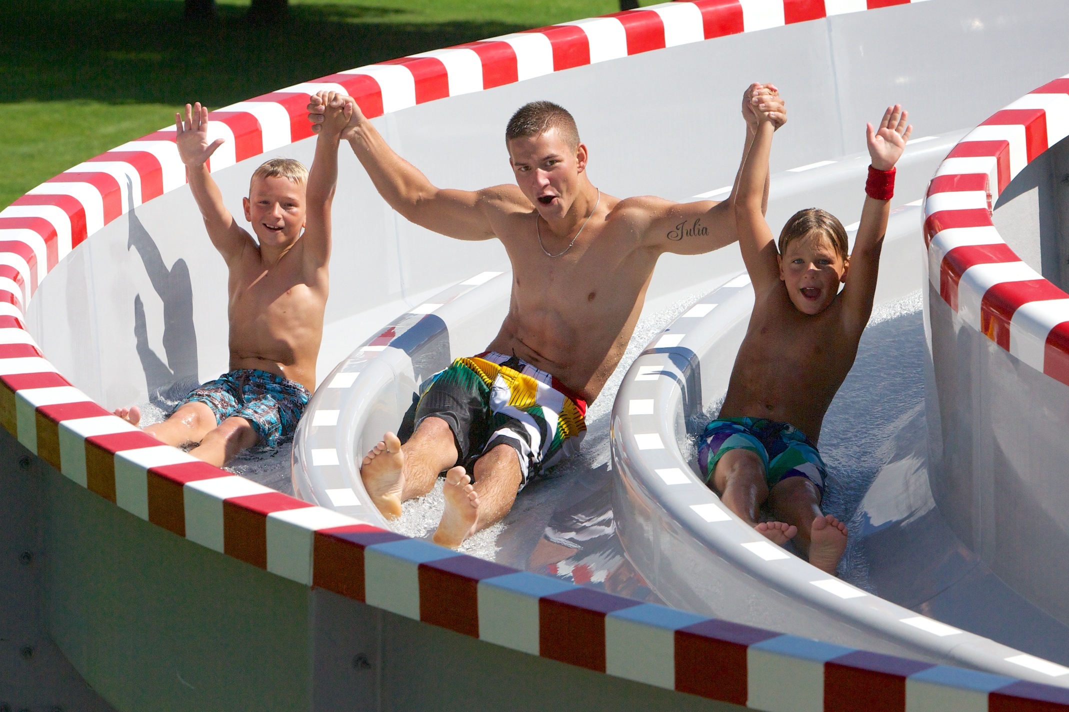 Die neue Racer-Slide-Rutsche in Bellheim ist das absolute Highlight.